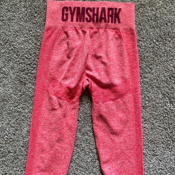 Gymshark Pants - PLEASE READ Gymshark High Waisted Flex Claret Sz S